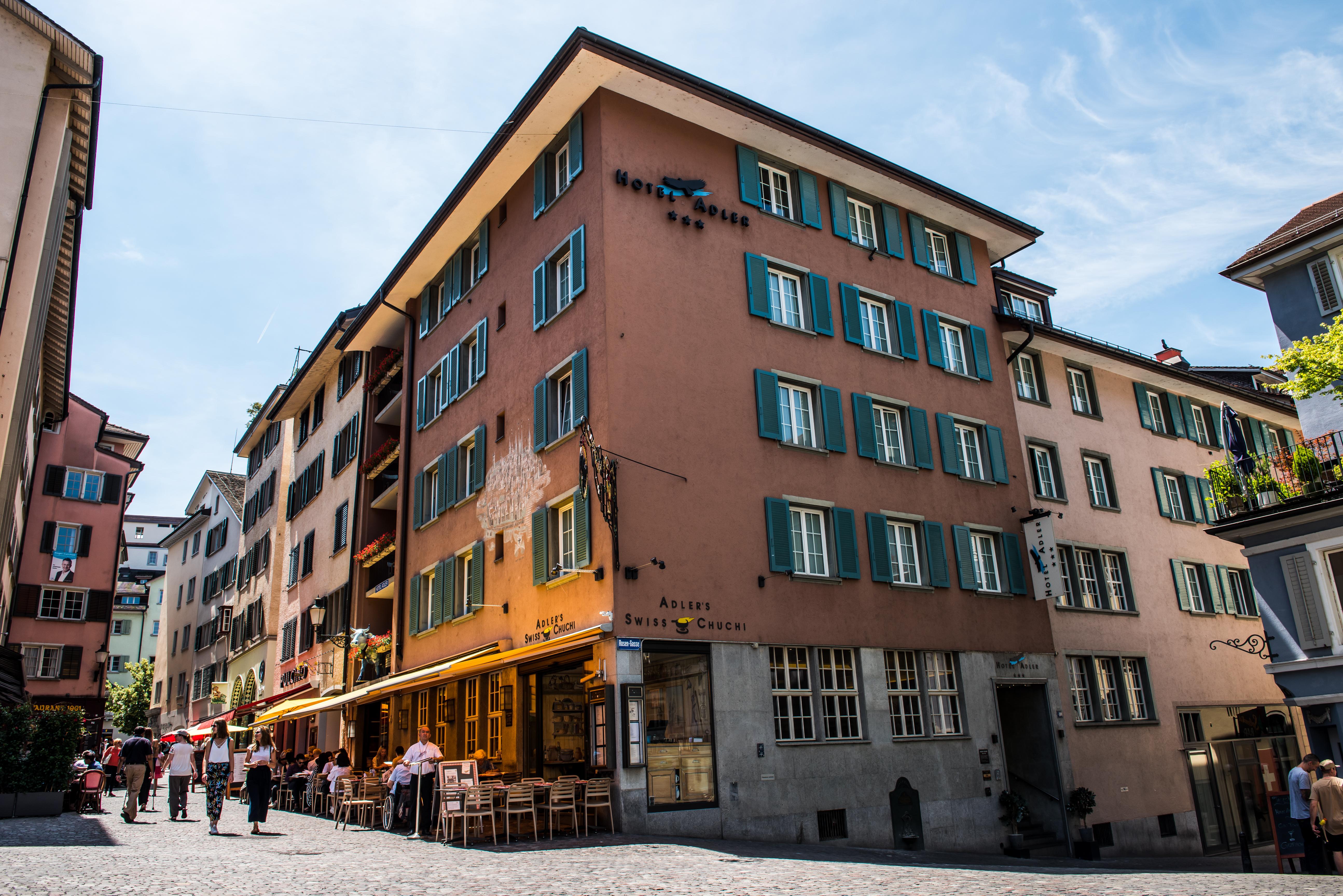 Hotel Adler Zürich Exterior foto